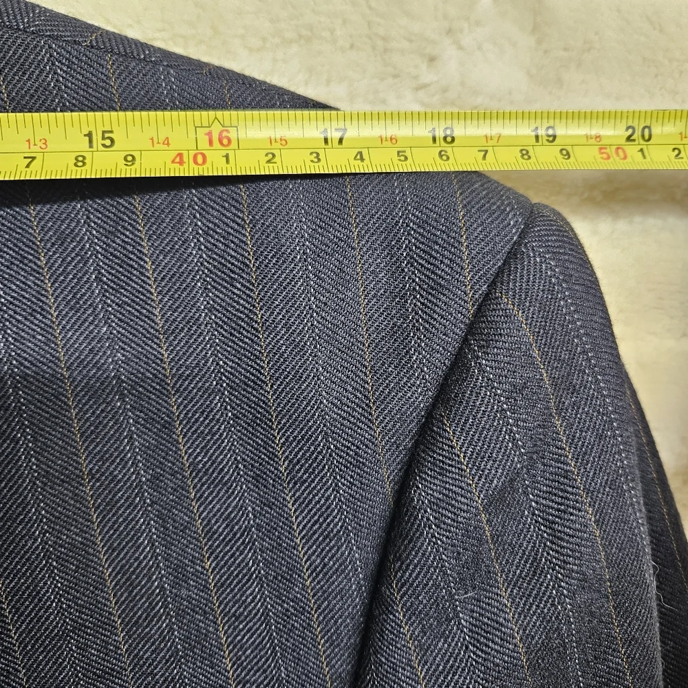 Banana Republic Modern Fit Mens 42R Blazer Pinstripe Wool Sport Coat Old Money
